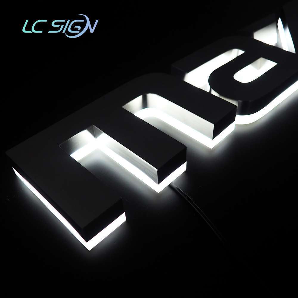 Backlit letters