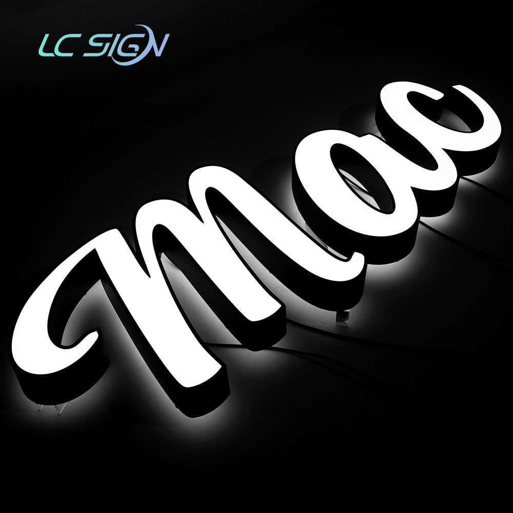 Front & backlit letters