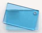 Transparent light blue