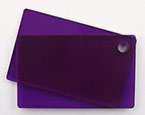 Transparent purple