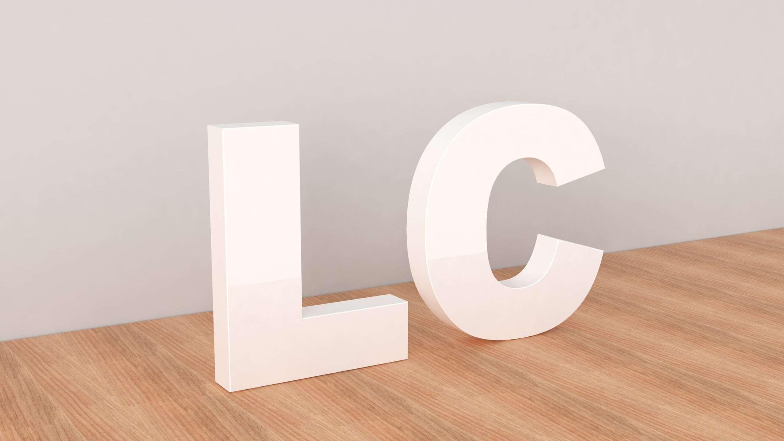 LC-A01 Acrylic LED letters Lights off