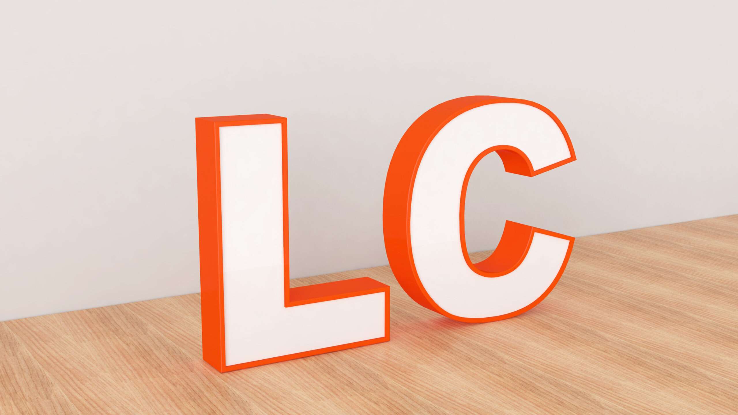 LC-FB01 Front & backlit letters Lights off