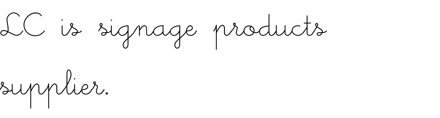 Original lettering preview of Little Days
